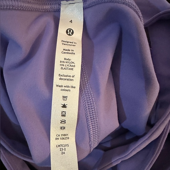Lululemon Align Cut-Out High-Rise Shorts 6” –Dark Lavender – Size 4
NWT Retired - Picture 6 of 7